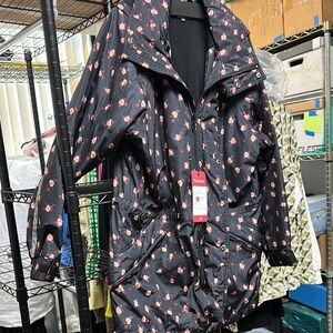 Floral Black Women's Jacket